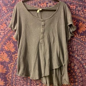 Free people T-shirt with buttons